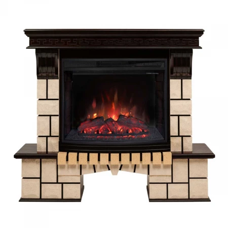 Электрокамин Realflame Stone 25/25,5 AO с очагом Evrika 25,5 314332
