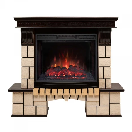 Электрокамин Realflame Stone 25/25,5 AO с очагом Sparta 25,5 313332