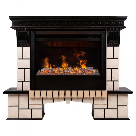 Электрокамин Realflame Stone 26 AO с очагом 3D Helios 26 SBG 347325