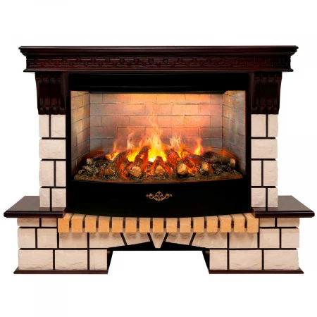 Электрокамин Realflame Stone 33 AO с очагом 3D Firestar 33 345194