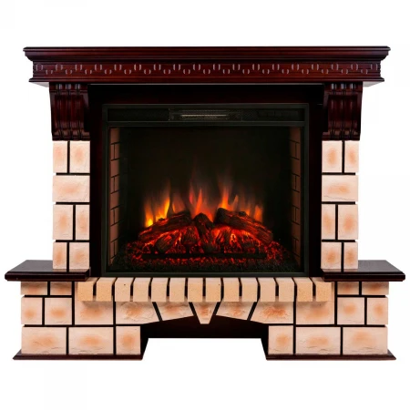 Электрокамин Realflame Stone Brick 26 AO с очагом Epsilon 26 319189