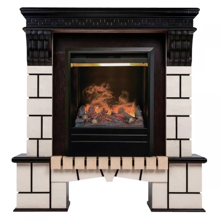 Электрокамин Realflame Stone STD AO с очагом 3D Olympic 342326