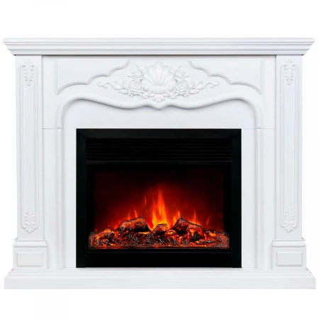 Электрокамин Realflame Victoria 26 WT с очагом Moonblaze Deluxe Black 317070