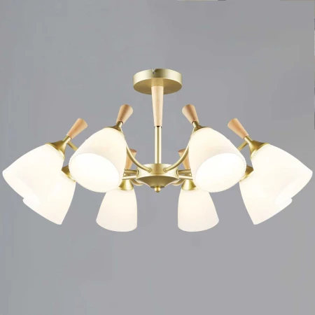 Люстра Reluce 38960-0.3-08 GD+WOOD