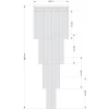 Потолочная люстра KUTEK FILAGO FIL-PLM-10(P)600/500 Потолочная люстра KUTEK FILAGO FIL-PLM-10(P)600/500