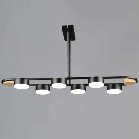 Люстра Reluce 02760-0.3-06 BK+WOOD GX53