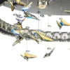 Люстра хрустальная с пультом Citilux ETERA CL322050 Люстра хрустальная с пультом Citilux ETERA CL322050