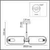 Люстра потолочная LUMION COMFI 8058/8C
