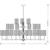 Подвесная люстра KUTEK MOOD Empoli Ryfel EMP-ZW-12+6+3(ZM)R Подвесная люстра KUTEK MOOD Empoli Ryfel EMP-ZW-12+6+3(ZM)R