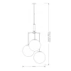 Подвесная люстра KUTEK MOOD Artu Glass ART-ZWD-3(Z)G350