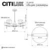Люстра на штанге Citilux ELAN CL241151 Люстра на штанге Citilux ELAN CL241151
