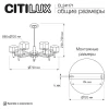 Люстра на штанге Citilux ELAN CL241171 Люстра на штанге Citilux ELAN CL241171