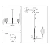 Люстра на штанге Ambrella light High light LH71503 Люстра на штанге Ambrella light High light LH71503