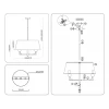 Люстра на штанге Ambrella light High light LH75150 Люстра на штанге Ambrella light High light LH75150