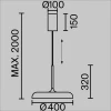 Подвесной светильник Maytoni MOD189PL-L39B3K Подвесной светильник Maytoni MOD189PL-L39B3K