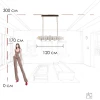 Подвесной светильник LOFT IT Alicante 10248/1200 Подвесной светильник LOFT IT Alicante 10248/1200