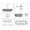 Подвесной светильник Ambrella light High light LH31255