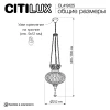 Подвесной светильник Citilux Каир CL419125 Подвесной светильник Citilux Каир CL419125