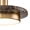 Подвесной светильник Escada 10260/1 LED*12W Brass/Brown marble Подвесной светильник Escada 10260/1 LED*12W Brass/Brown marble