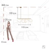 Подвесной светильник LOFT IT Thread 10388P/A Brass Подвесной светильник LOFT IT Thread 10388P/A Brass