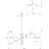 Подвесной светильник KUTEK FABRIANO FAB-ZW-4(BN/3)BB Подвесной светильник KUTEK FABRIANO FAB-ZW-4(BN/3)BB