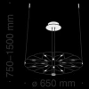 Подвесной светильник Maytoni MOD037PL-L16B Подвесной светильник Maytoni MOD037PL-L16B