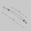 Гибкий коннектор Maytoni Technical Accessories for system Axity CA005FC-B Гибкий коннектор Maytoni Technical Accessories for system Axity CA005FC-B