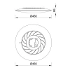 Потолочный светильник Mantra SLIM CCT 8692 Потолочный светильник Mantra SLIM CCT 8692