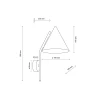 Настенный светильник TK Lighting CONO BROWN a070964