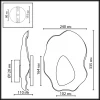 Настенный светодиодный светильник Odeon Light Coralla L-Vision 5460/12WL Настенный светодиодный светильник Odeon Light Coralla L-Vision 5460/12WL