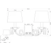 Настенный светильник KUTEK MONZA MON-K-2(P/A) Настенный светильник KUTEK MONZA MON-K-2(P/A)