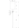 Настенный светильник KUTEK CANTU CAN-K-1(N/A)ZOL Настенный светильник KUTEK CANTU CAN-K-1(N/A)ZOL