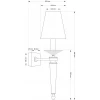 Настенный светильник KUTEK ZOLA ZOL-KD-1(Z/A)CZ