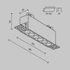 Встраиваемый светильник Maytoni Technical Points DL065-12W3-6K-TRS-B Встраиваемый светильник Maytoni Technical Points DL065-12W3-6K-TRS-B