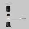 Встраиваемый светильник Maytoni Technical Dip DL122-15W-4K-TRS-B Встраиваемый светильник Maytoni Technical Dip DL122-15W-4K-TRS-B