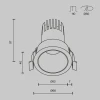 Встраиваемый светильник Maytoni Technical Dip DL116-10W-2.7K-B Встраиваемый светильник Maytoni Technical Dip DL116-10W-2.7K-B