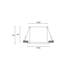 Встраиваемый светильник Hesby Lighting Hesby Verdal IP20,50Вт, GU10, белый HSBL_0101 Встраиваемый светильник Hesby Lighting Hesby Verdal IP20,50Вт, GU10, белый HSBL_0101