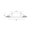 Встраиваемый светильник Hesby Lighting Hesby Drammen IP20,50Вт, GU10, белый HSBL_0091 Встраиваемый светильник Hesby Lighting Hesby Drammen IP20,50Вт, GU10, белый HSBL_0091