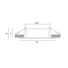 Встраиваемый светильник Hesby Lighting Hesby Atlas IP20,10Вт, GU5.3, черный HSBL_0118 Встраиваемый светильник Hesby Lighting Hesby Atlas IP20,10Вт, GU5.3, черный HSBL_0118