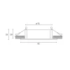 Встраиваемый светильник Hesby Lighting Hesby Breeze IP20,50Вт, GU10, белый HSBL_0099 Встраиваемый светильник Hesby Lighting Hesby Breeze IP20,50Вт, GU10, белый HSBL_0099