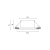 Встраиваемый светильник Hesby Lighting Hesby Glow IP20,50Вт, GU10, белый HSBL_0102
