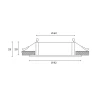 Встраиваемый светильник Hesby Lighting Hesby Solis IP20,50Вт, GU10, белый HSBL_0113 Встраиваемый светильник Hesby Lighting Hesby Solis IP20,50Вт, GU10, белый HSBL_0113