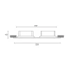 Встраиваемый светильник Hesby Lighting Hesby Drammen IP20,50Вт, GU10, белый HSBL_0092 Встраиваемый светильник Hesby Lighting Hesby Drammen IP20,50Вт, GU10, белый HSBL_0092
