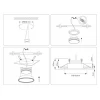 Светильник встраиваемый Ambrella Light TN51804 Светильник встраиваемый Ambrella Light TN51804