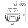 Встраиваемый светильник Maytoni Technical DL043-01-10W3K-D-SQ-WB Встраиваемый светильник Maytoni Technical DL043-01-10W3K-D-SQ-WB