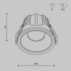 Встраиваемый светильник Maytoni Technical DL043-01-15W3K-D-RD-WB Встраиваемый светильник Maytoni Technical DL043-01-15W3K-D-RD-WB