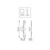 Бра Corinto Lightstar 637653 Бра Corinto Lightstar 637653