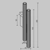 Бра Maytoni Technical Calipso C082WL-24W2.7K-BS Бра Maytoni Technical Calipso C082WL-24W2.7K-BS