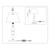 Настольная лампа Ambrella light High light LH75262 Настольная лампа Ambrella light High light LH75262