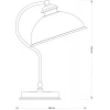Настольный светильник KUTEK LIDO LID-LG-1(P)GR Настольный светильник KUTEK LIDO LID-LG-1(P)GR
